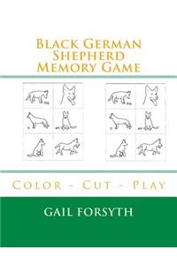 Black German Shepherd Memory Game