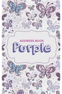 Address Book Purple