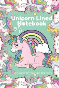 Unicorn Lined Notebook - Composition Notebook