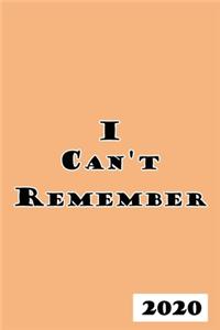 I Can't Remember Password