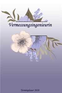 Vermessungsingenieurin Terminplaner 2020