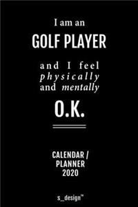 Calendar 2020 for Golf Players / Golf Player