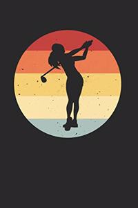 Golf Golfen Golfspieler Notizbuch