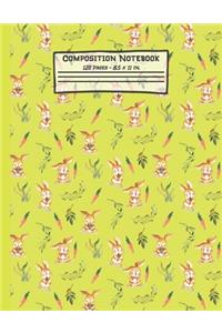 Rabbits Composition Notebook