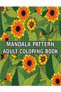 Mandala Pattern Adult Coloring Book