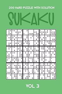 200 Hard Puzzle With Solution Sukaku Vol 3