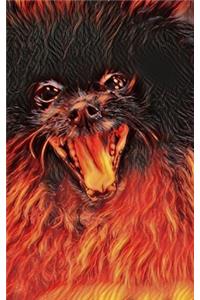 hustle bitches pomerainan creative blank journal