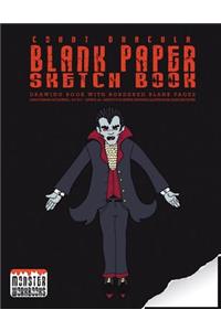 Dracula - Blank Paper Sketch Book - Drawing book with bordered pages