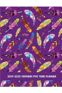 2019-2023 Feathers Five Year Planner