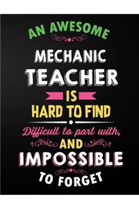 Mechanic Teacher Notebook