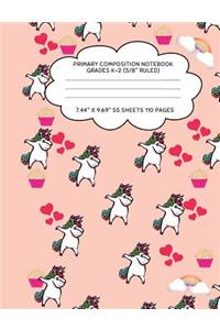 Primary Composition Notebook Grades K-2 (5/8