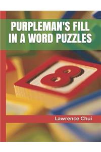 Purpleman's Fill in a Word Puzzles