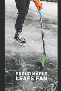 Maple Leaf Fan: A Hockey Notebook for Your Everyday Needs