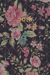 Fashion Diary Vintage Floral 2018 A6 D (Diary A6)
