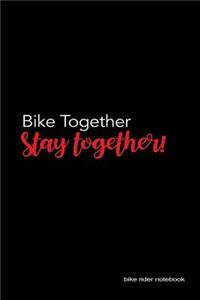 Bike Rider Notebook