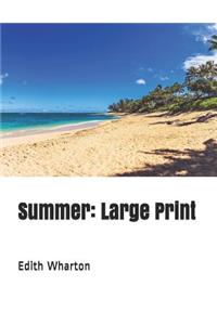 Summer: Large Print