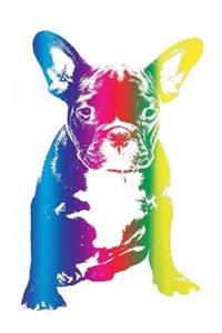 Rainbow French Bulldog Notebook