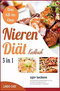 Das All-in-One-Nierendiät-Kochbuch [3 in 1]