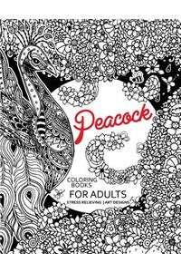 Peacock Coloring Books for Adults