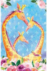 Bullet Journal for Animal Lovers Giraffes in Flowers