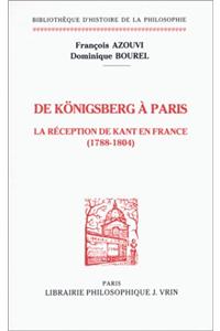 de Konigsberg a Paris