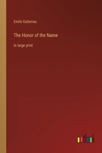 Honor of the Name