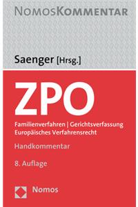 Zivilprozessordnung: Familienverfahren / Gerichtsverfassung / Europaisches Verfahrensrecht