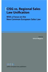 CISG vs. Regional Sales Law Unification