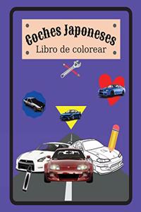 Coches Japoneses Libro de colorear