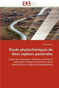 �tude Phytochimiques de Deux Esp�ces Pastorales