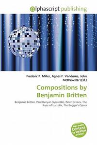 Compositions by Benjamin Britten
