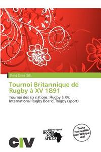 Tournoi Britannique de Rugby XV 1891