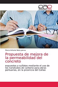 Propuesta de mejora de la permeabilidad del concreto