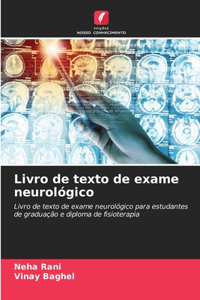Livro de texto de exame neurológico