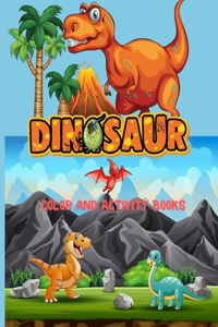 Dinosaur Color and Activity Books