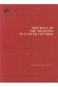 The Role of the Registry in Cancer Control