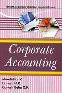 Corporate Accounting BBA 3rd Sem. Bangalore Uni.