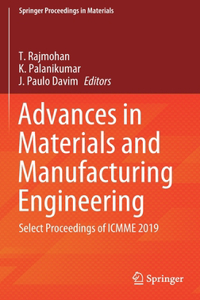 Advances in Materials and Manufacturing Engineering