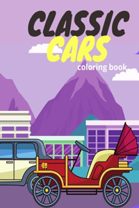 CLASSIC CARS coloring book