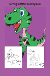 Farting Dinosaur Coloring Book