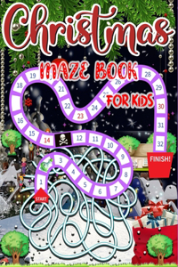 Christmas Maze Book For Kids
