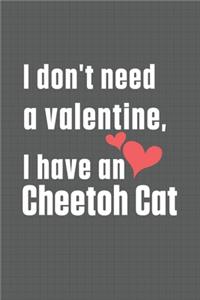 I don't need a valentine, I have a Cheetoh Cat