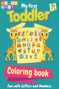 My First Toddler Coloring Book