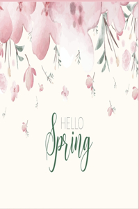 Hello Spring coloring book