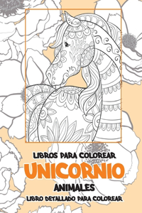 Libros para colorear - Libro detallado para colorear - Animales - Unicornio