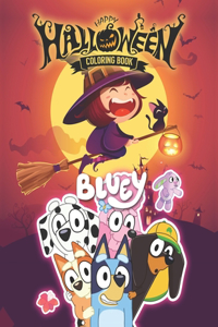 Bluey Happy Halloween Coloring Book