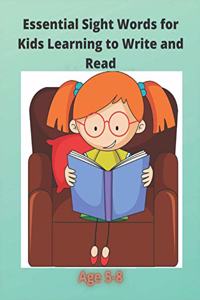 Essential Sight Words for Kids Learning to Write and Read
