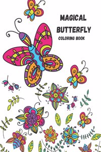 Magical Butterfly Coloring Book