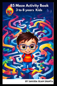 85 Maze Activity Book - Fun activity book for kids