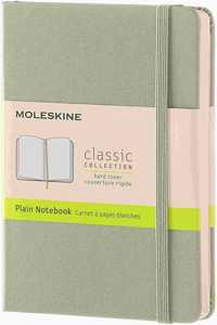 Moleskine Willow Green Pocket Plain Notebook Hard